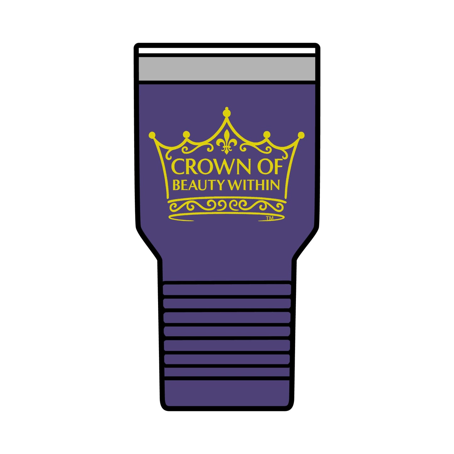Signature Crown of Beauty Within™ Travel Tumbler – 30oz