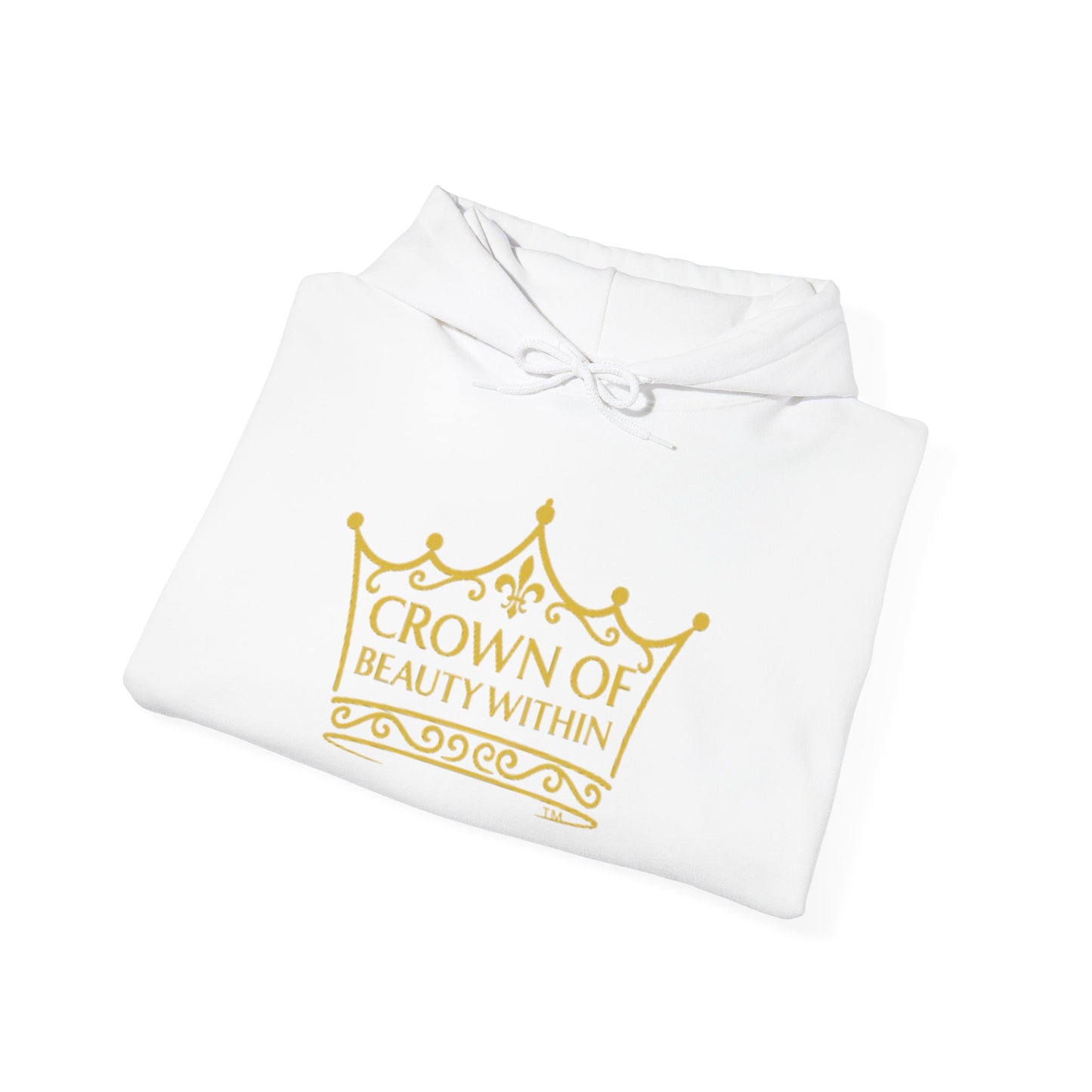 Signature Crown of Beauty Within™ Hoodie - Inspirational Sweatshirt |Self-Love, Cozy Style
