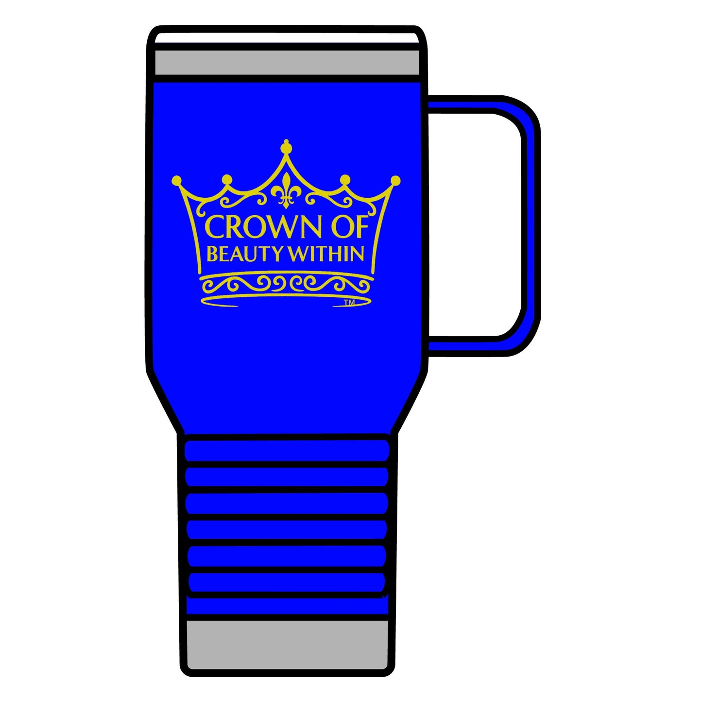 Signature Crown of Beauty Within™ Travel Tumbler – 20oz