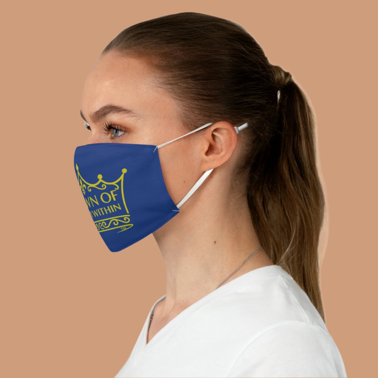 Signature Crown of Beauty Within™ Royal Fabric Face Mask