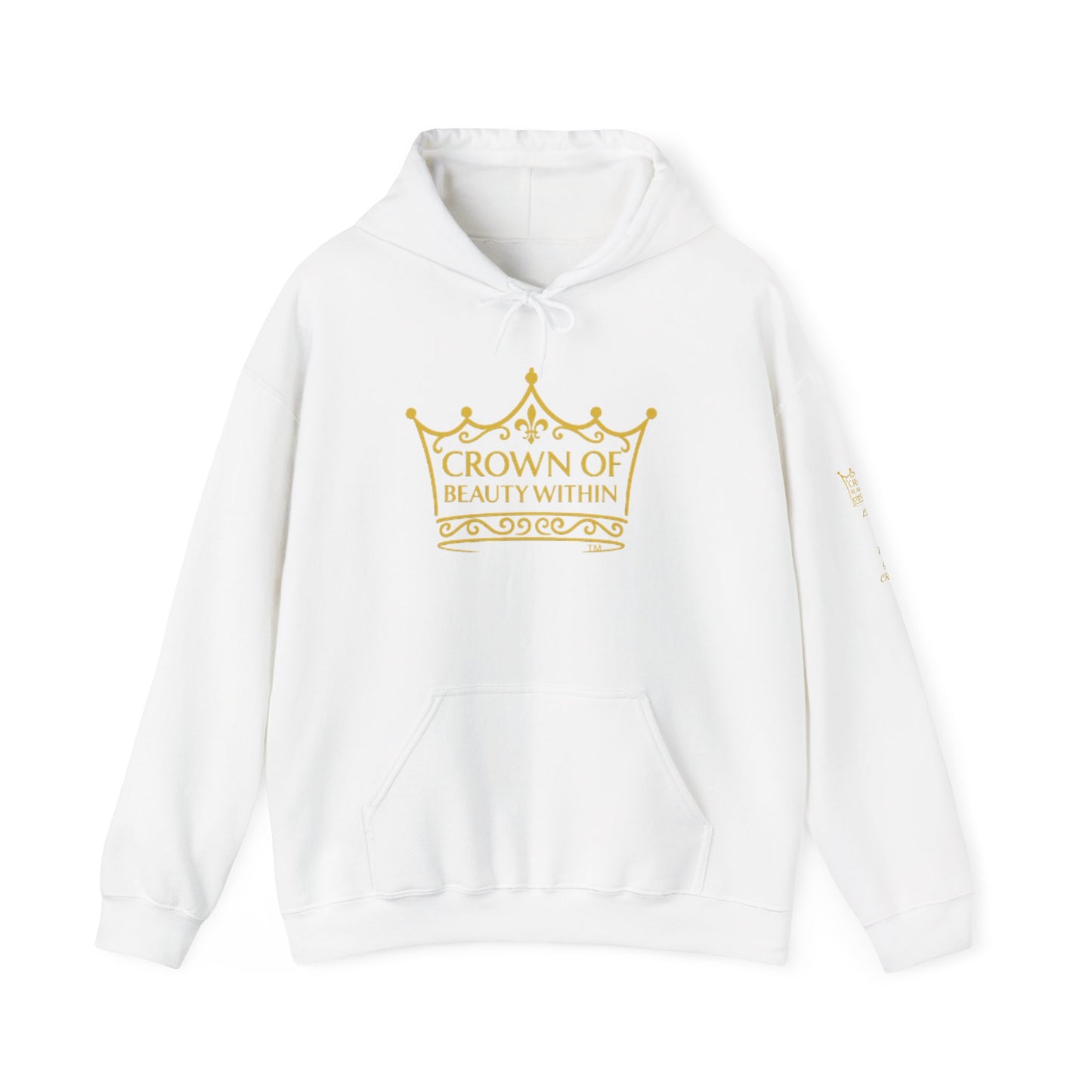 Signature Crown of Beauty Within™ Hoodie - Inspirational Sweatshirt |Self-Love, Cozy Style