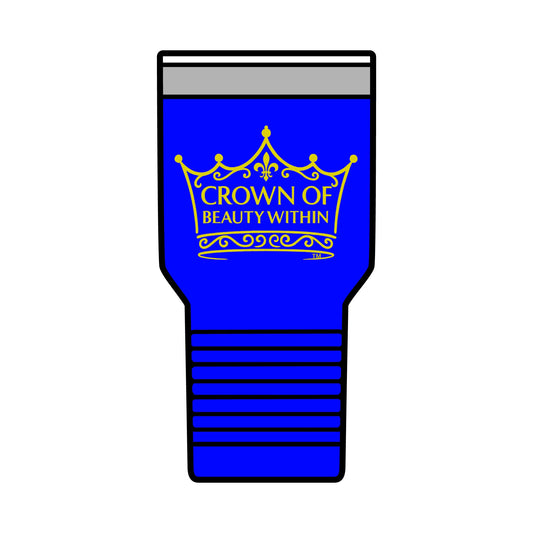 Signature Crown of Beauty Within™ Travel Tumbler – 30oz
