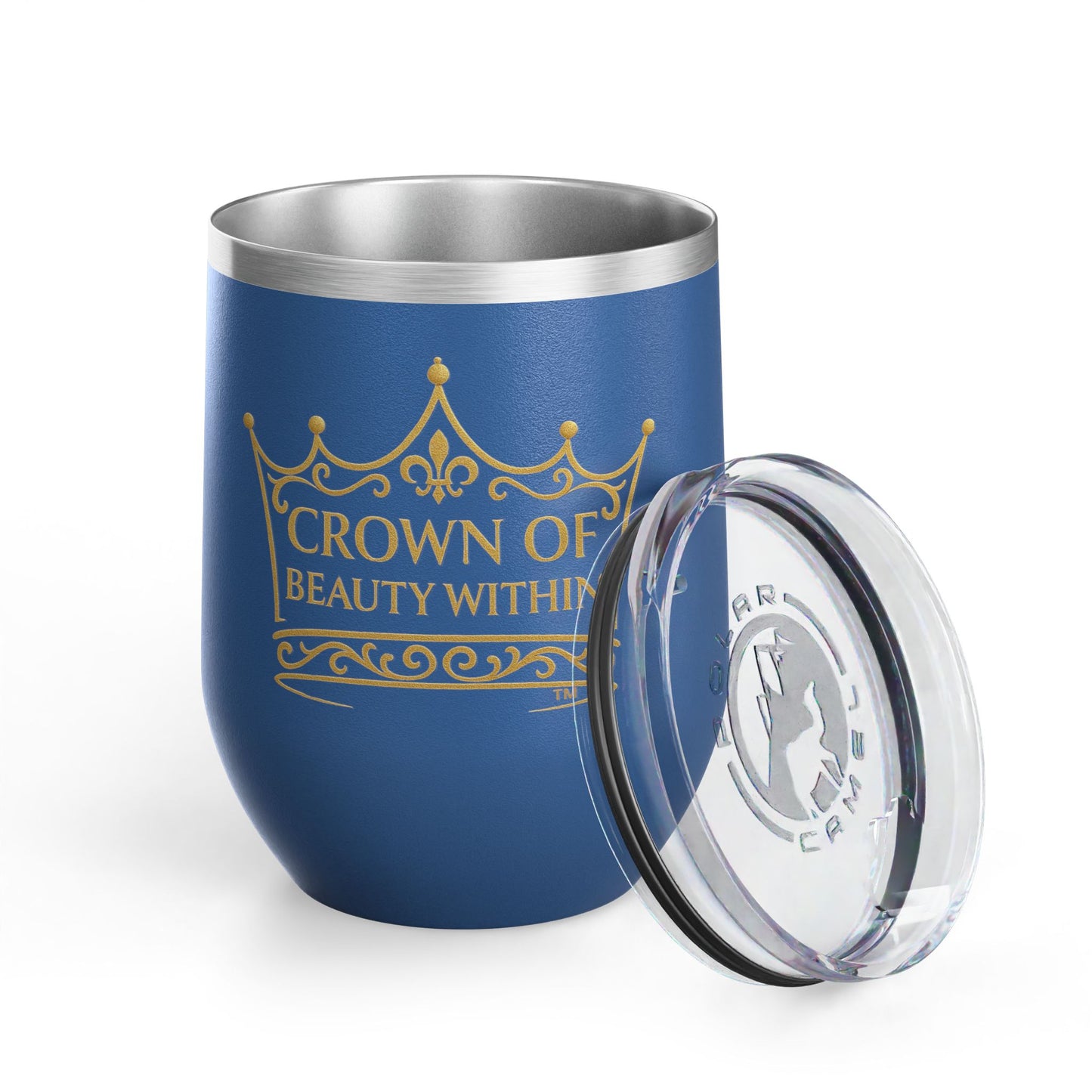 Signature Crown of Beauty Within™ | Wine Tumbler, 12oz | Gifts for Her, Women's Inspirational