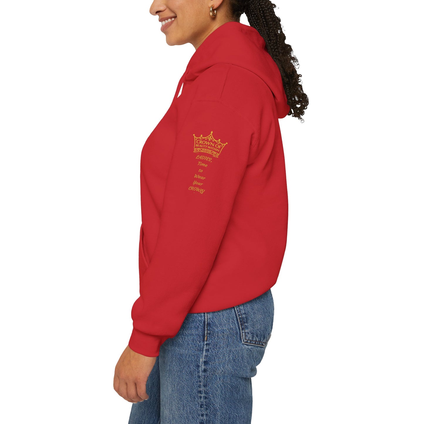Signature Crown of Beauty Within™ Hoodie - Inspirational Sweatshirt |Self-Love, Cozy Style