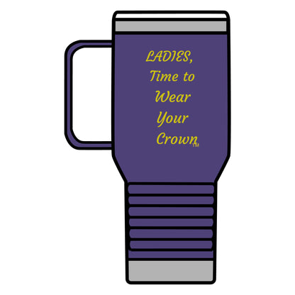 Signature Crown of Beauty Within™ Travel Tumbler – 20oz