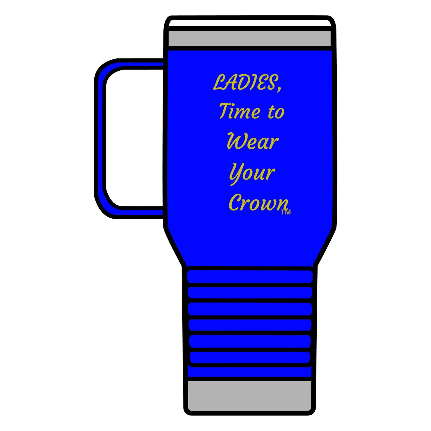 Signature Crown of Beauty Within™ Travel Tumbler – 20oz