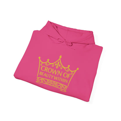 Signature Crown of Beauty Within™ Hoodie - Inspirational Sweatshirt |Self-Love, Cozy Style