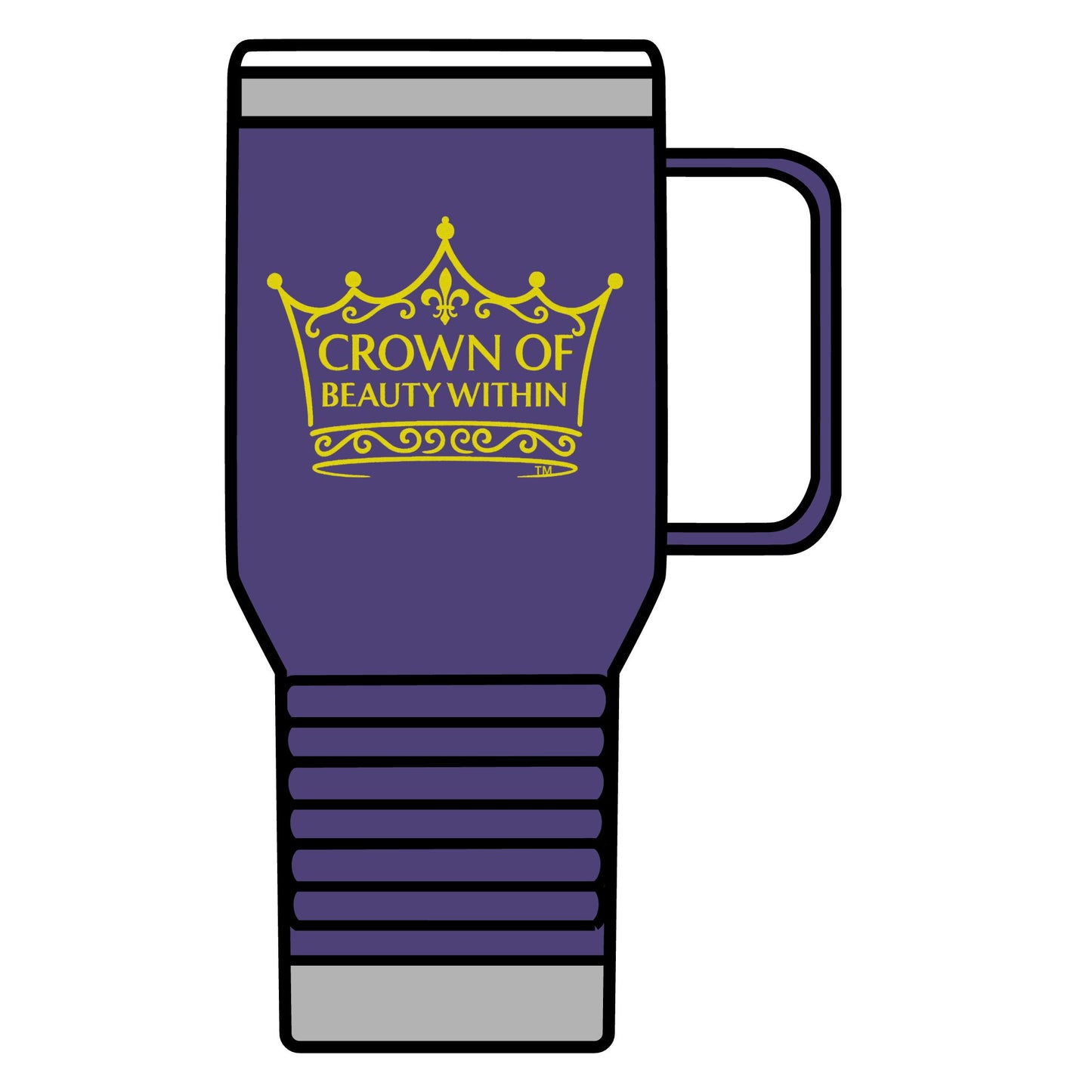 Signature Crown of Beauty Within™ Travel Tumbler – 20oz
