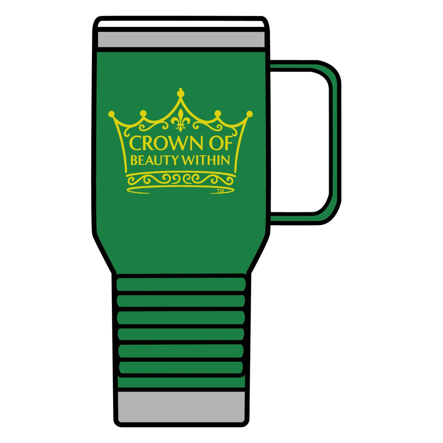 Signature Crown of Beauty Within™ Travel Tumbler – 20oz