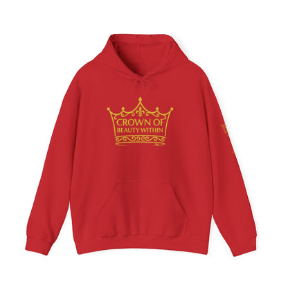 Signature Crown of Beauty Within™ Hoodie - Inspirational Sweatshirt |Self-Love, Cozy Style
