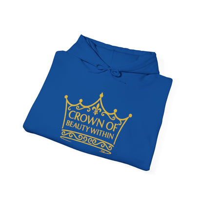 Signature Crown of Beauty Within™ Hoodie - Inspirational Sweatshirt |Self-Love, Cozy Style