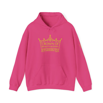 Signature Crown of Beauty Within™ Hoodie - Inspirational Sweatshirt |Self-Love, Cozy Style
