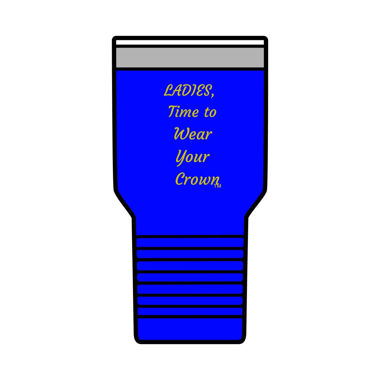 Signature Crown of Beauty Within™ Travel Tumbler – 30oz
