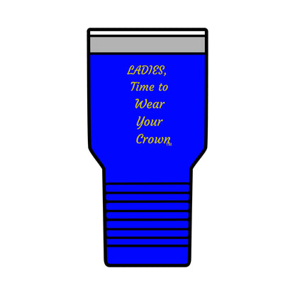 Signature Crown of Beauty Within™ Travel Tumbler – 30oz
