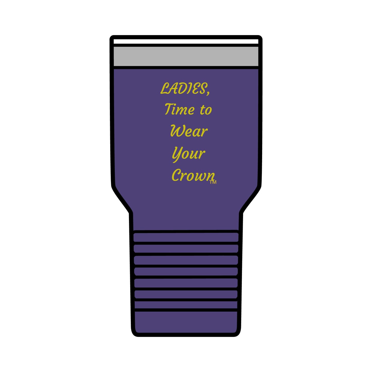 Signature Crown of Beauty Within™ Travel Tumbler – 30oz