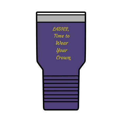 Signature Crown of Beauty Within™ Travel Tumbler – 30oz