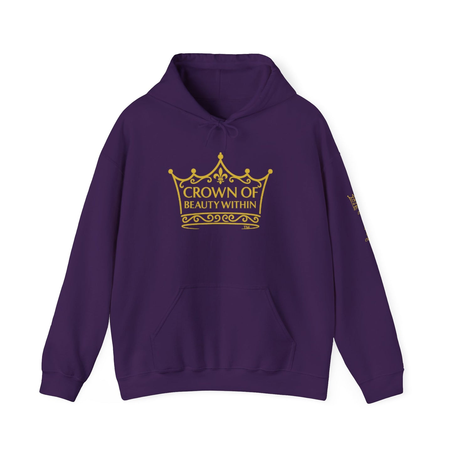 Signature Crown of Beauty Within™ Hoodie - Inspirational Sweatshirt |Self-Love, Cozy Style